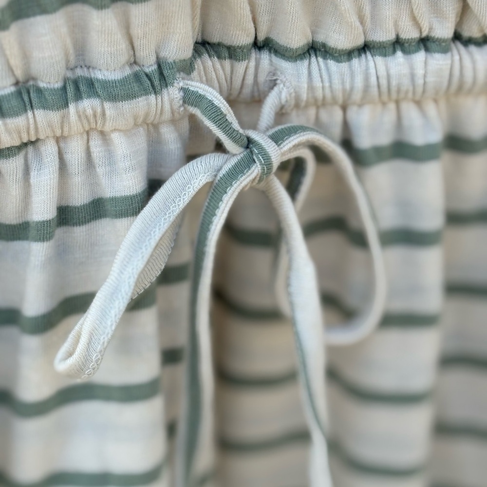 Lucky Brand Black and White Flutter Sleeve Midi Sundress - Picture 2 of 7